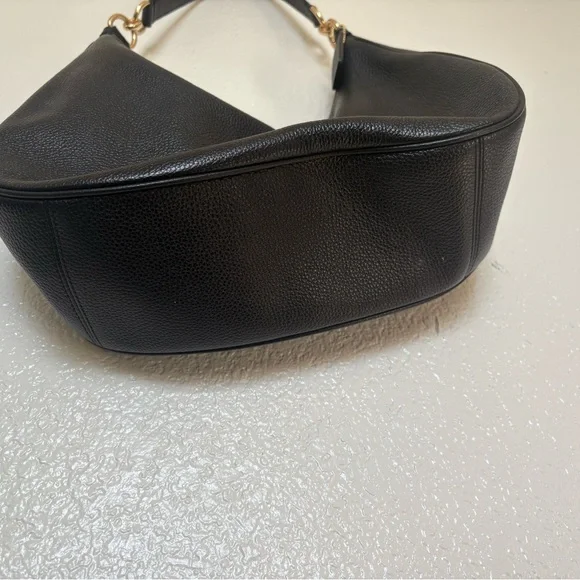 Coach Black Pebbled Leather Hobo Bag - Picture 5 of 7